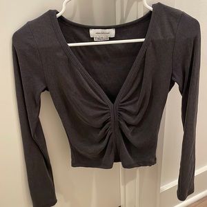 Urban Outfitters Long Sleeve Gray Top